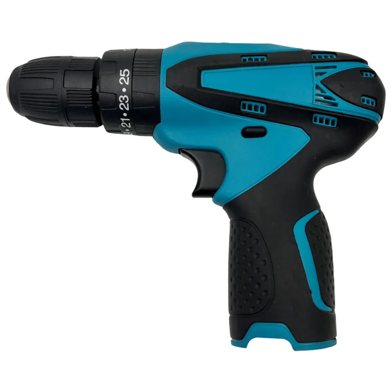 Cross-border lithium battery drill 12V rechargeable hand drill household multi-function electric screwdriver electric drill tool