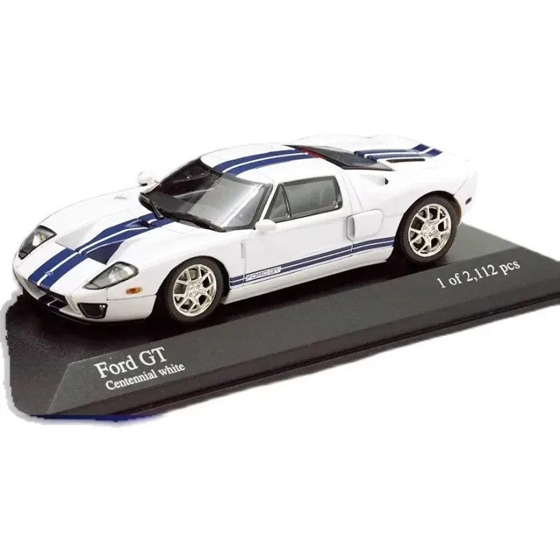 Minichamp Diecast1/43 Schaal FORD GT Heritage Rood/Midnight Zwart/Gulf Racing Supercar Legering Model Auto speelgoed voor Jongens Gift