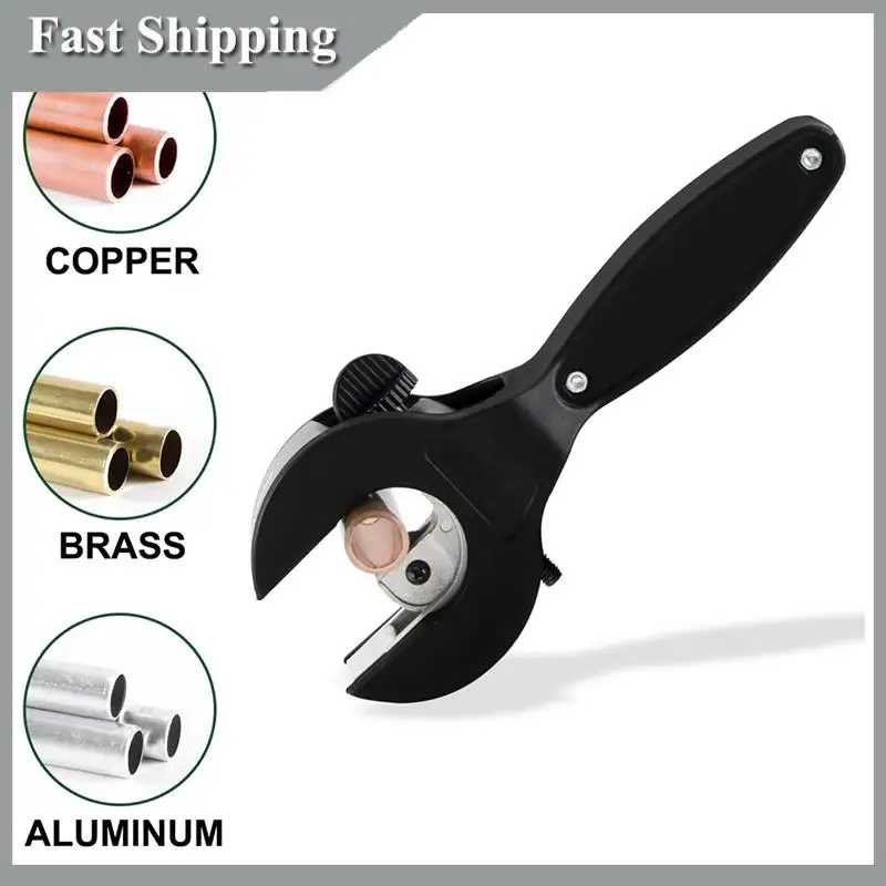 

A91P Ratchet Tube Cutter One-Handed Operation In Tight Spaces Adjustable 5/16" To 1-1/8" Cuts Copper/Aluminum/Brass Tubes