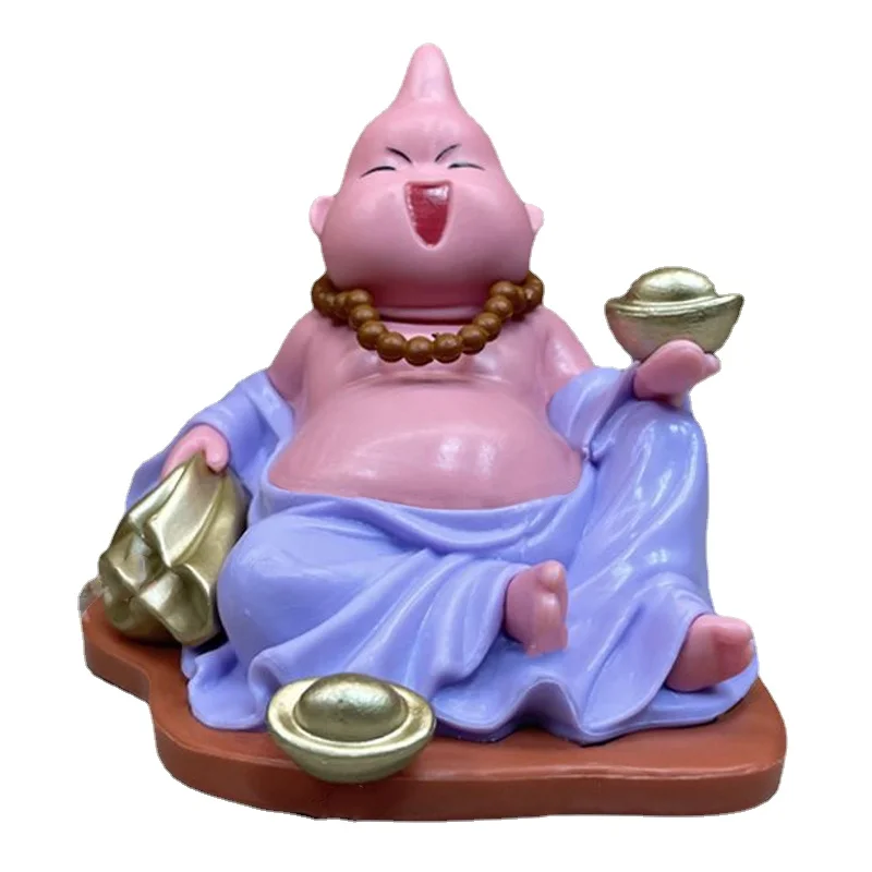 Dragon Ball Buu Figurine Majin Buu Action Figures Lord Buddha Sitting Anime PVC Collection Model Toys Desktop Decoration Gifts