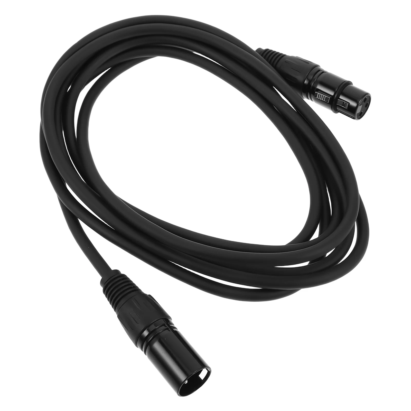 

Dual Shielded Xlr Male Female Microphone Cable Black Zinc Alloy Heads Stable Audio Transmission Interference Reduction Flexible