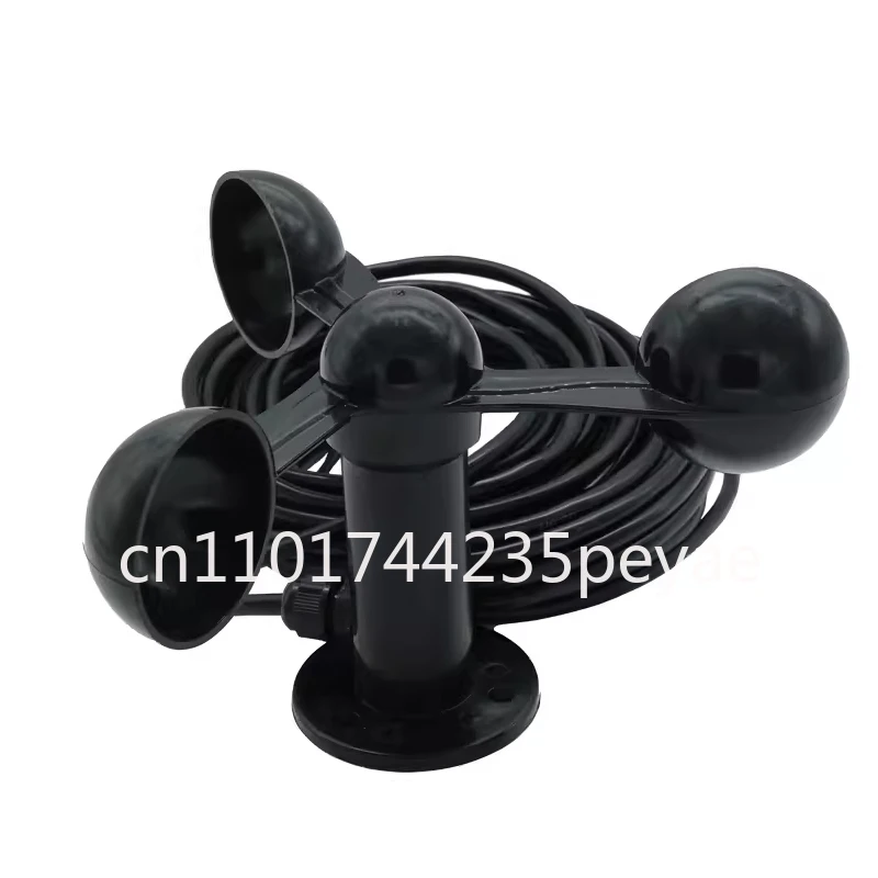 Wind Speed Sensor Wind Force Tester Measurement Three-cup Anemometer Suitable for Microcontrollers