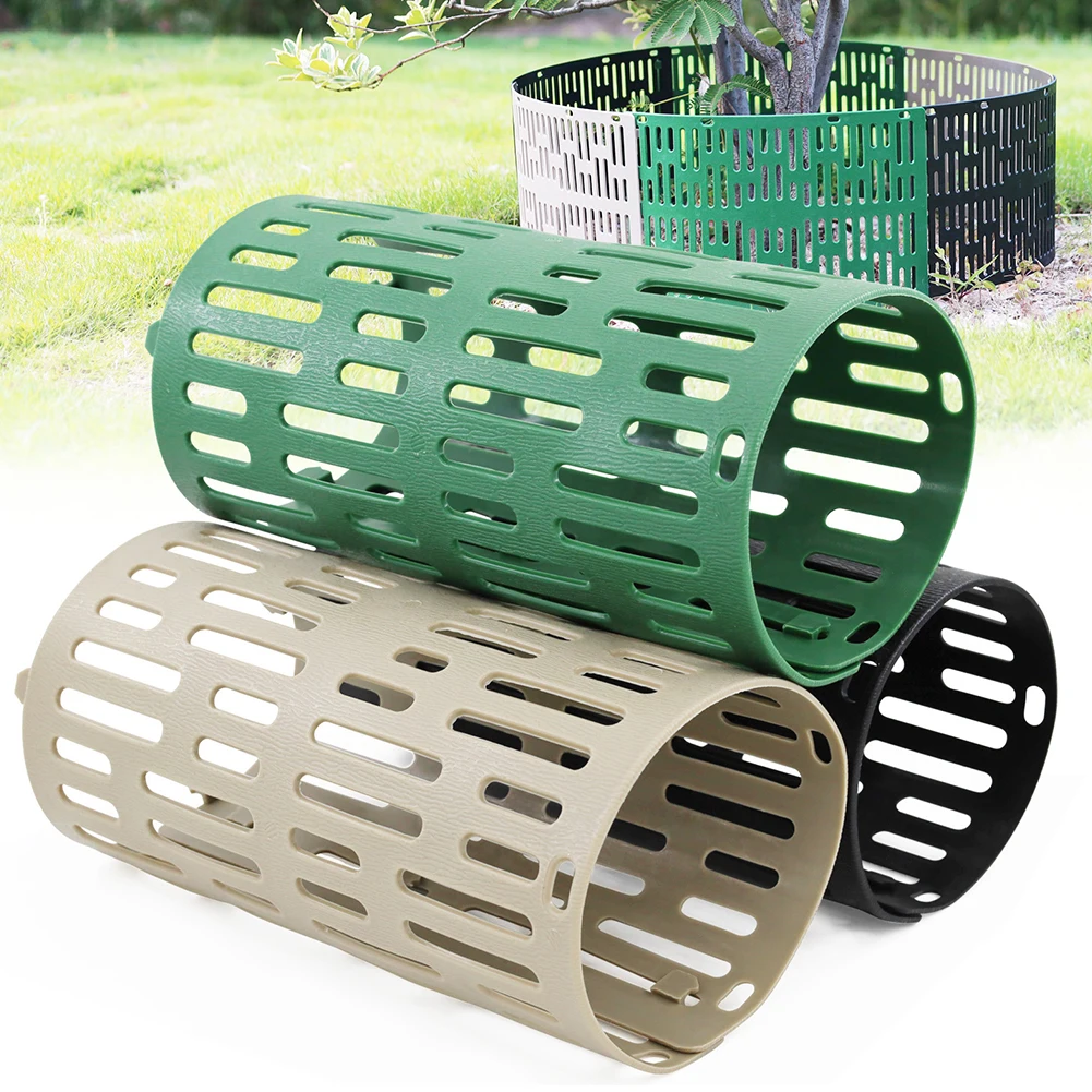 

6 шт., защита для ствола деревьев, сажевый забор с поворотными стяжками, защитные приспособления для растений, регулируемые для деревьев различных размеров, растений