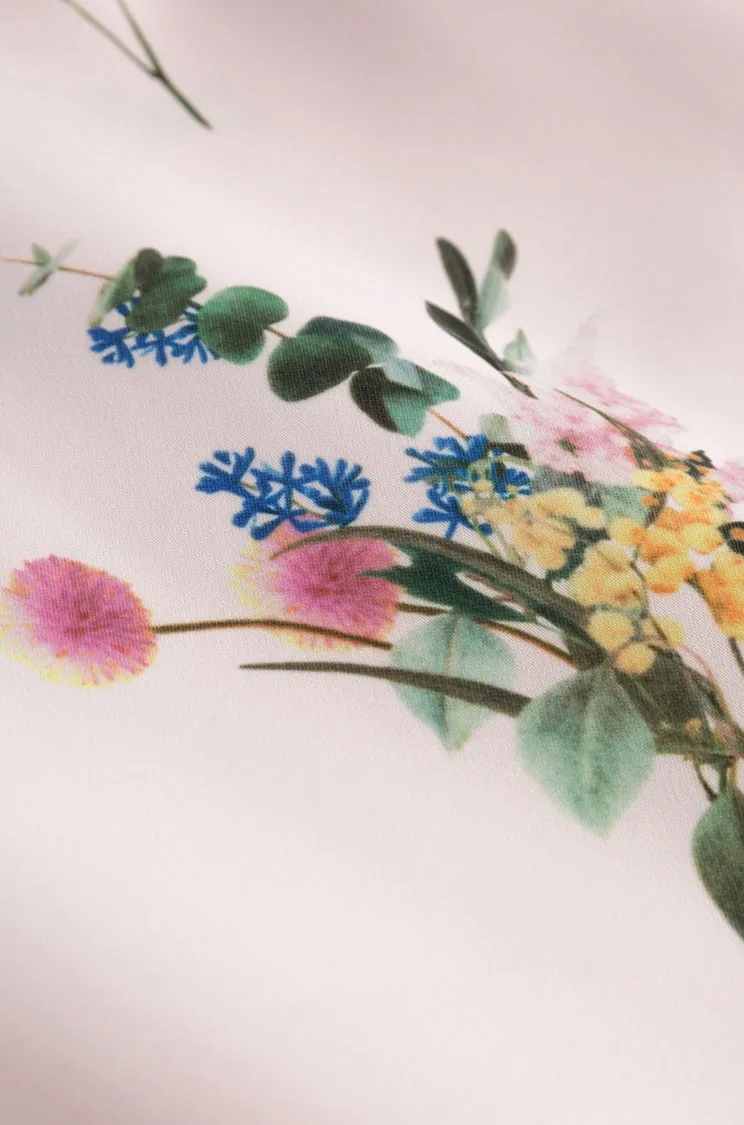 Briti Sle Fre Print Abnehmen Sommer Frühling rund Ne Svel Taille Knoten Dr Weste Dr Floral Streetwear