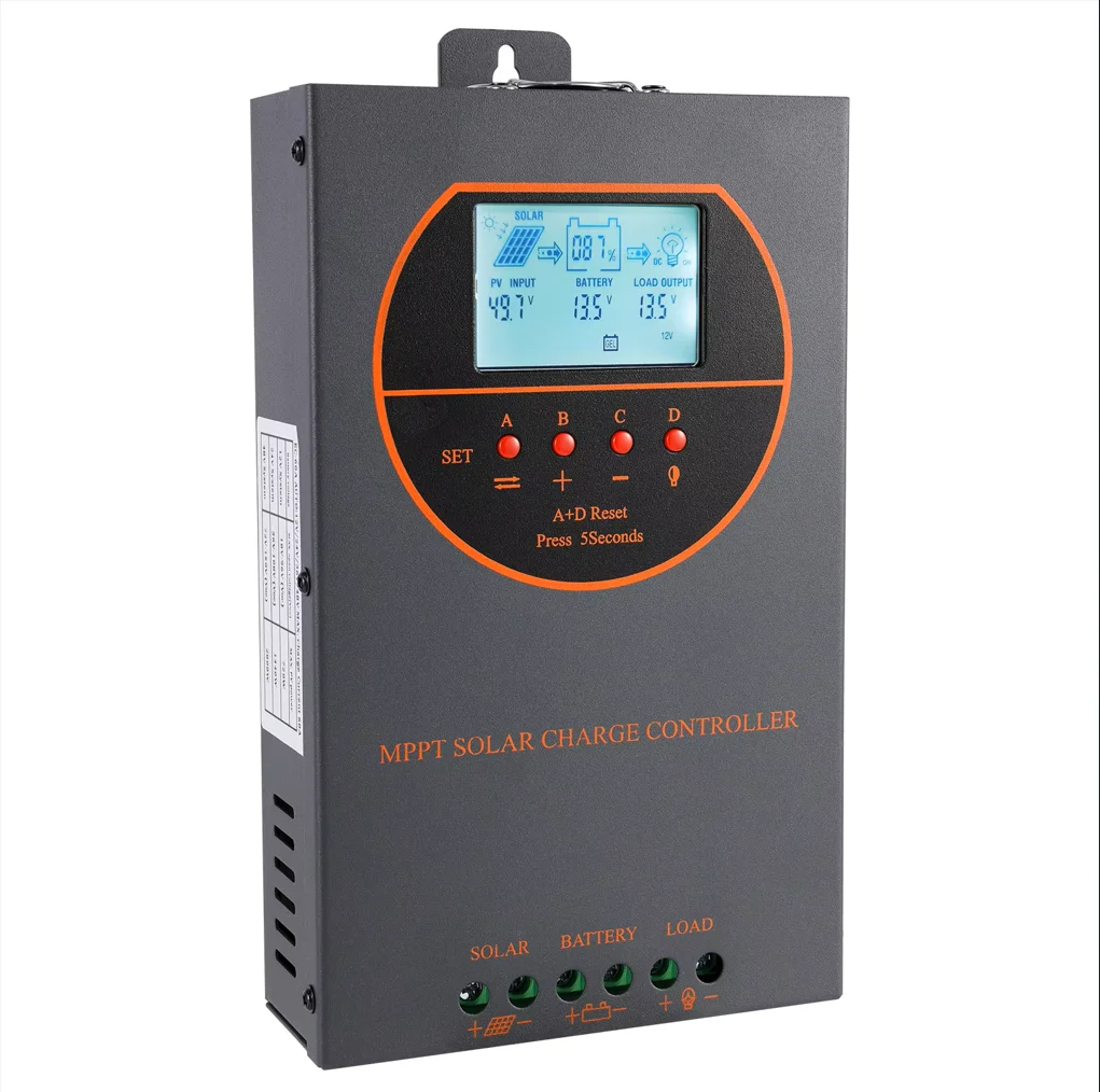 

OOYCYOO 60A Контроллер заряда солнечной батареи MPPT 12 В 24 В 36 В 48 В Контроллер 60 А Регулятор заряда солнечной батареи MPPT 160 В с ЖК-дисплеем Работа