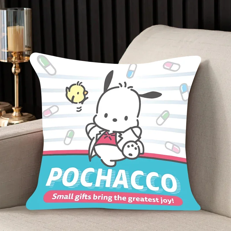 Dakimakura Jogar Almofadas Capa, Pochacco, Sala de Jantar, Carro, Restaurante, Cadeira de Deck, Home Decor, Fronha Quadrada, Girl Gift