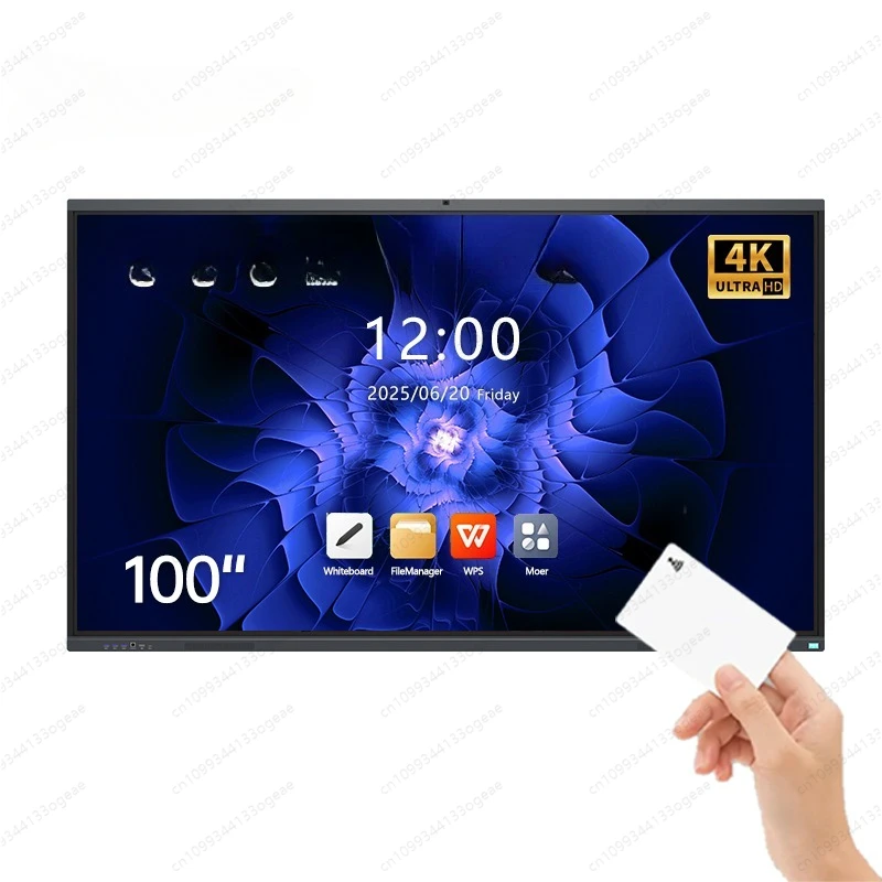 86 Inch Interactive Whiteboard 4K Resolution 20-Point Touch Screen Interactive Flat Panel With Document Camera