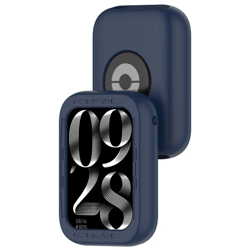Capa protetora de silicone à prova de choque para xiaomi mi band 8 pro, colorido, anti-riscos, anti-riscos, à prova de choque