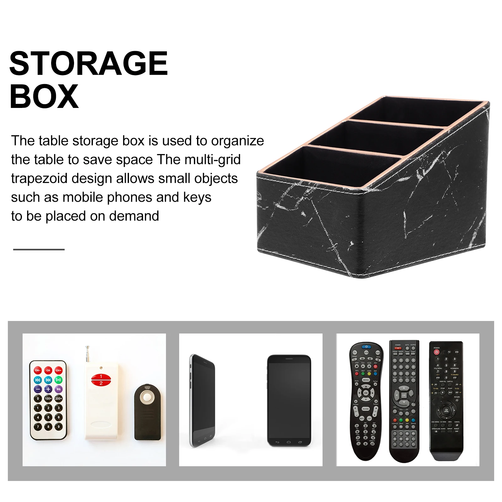 

Multi-Grid Desktop Storage Box Home Organizer For Office Stationary Supplies Table Organizer With Safe Material Holders For