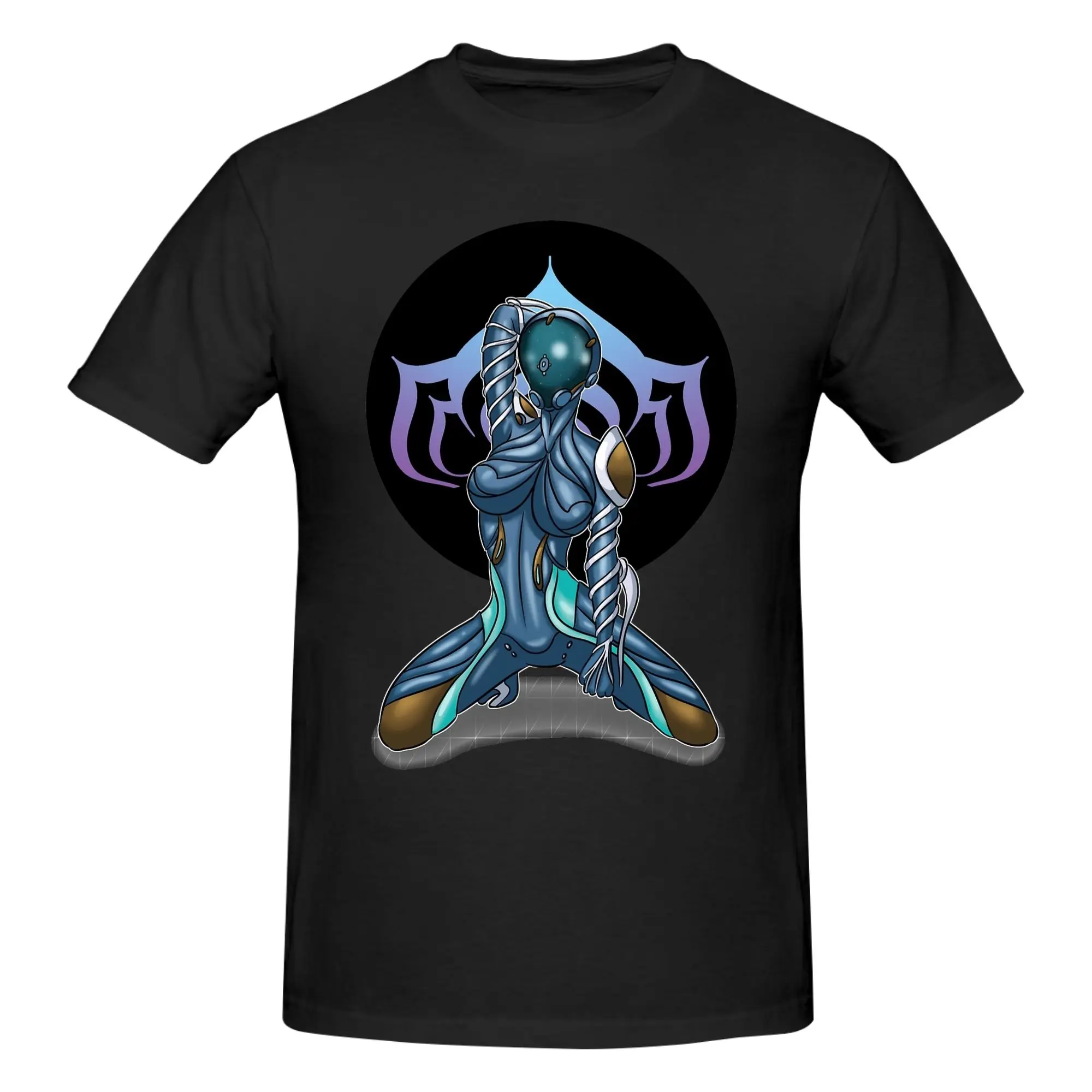 1 Piece Mag Pinup Novelty 100% Cotton T-Shirt War-Frame Sci-Fi TPS Game Tops Tees For Men
