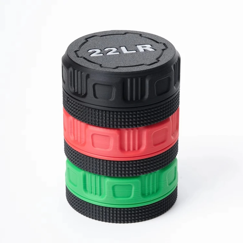 

Durable 50-Round Ammo Storage Box, 2026 Pocket Size Secure Case with Screw Lid, Portable Organizer for 22LR Airsoft Accessories