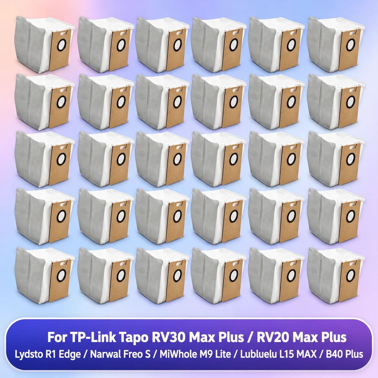 �y�Z�[�����z�K���@��F( Lubluelu B40 Plus, Lubluelu L15 MAX, NARWAL Freo S, TP-Link Tapo RV30 Max Plus / RV20 Max Plus, Lydsto R1 Edge, MiWhole M9 Lite, Roidmi Eve Rook ) �����p�_�X�g�o�b�O���i