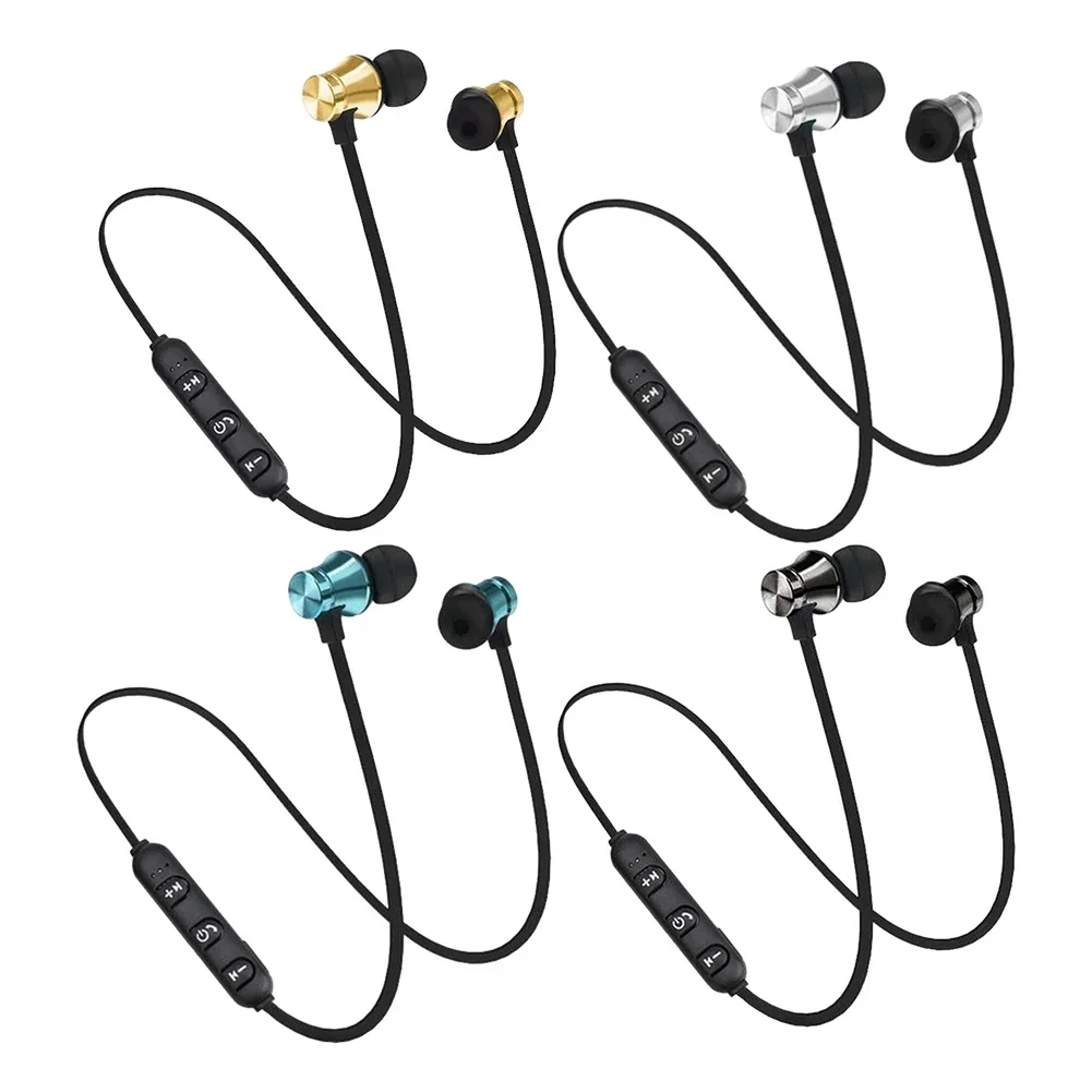 XT11 Magnetic Gym Wireless Headphones Sports In-Ear Headset Hanging Neck Style Earphone Noise Reduction Headphone With Mic