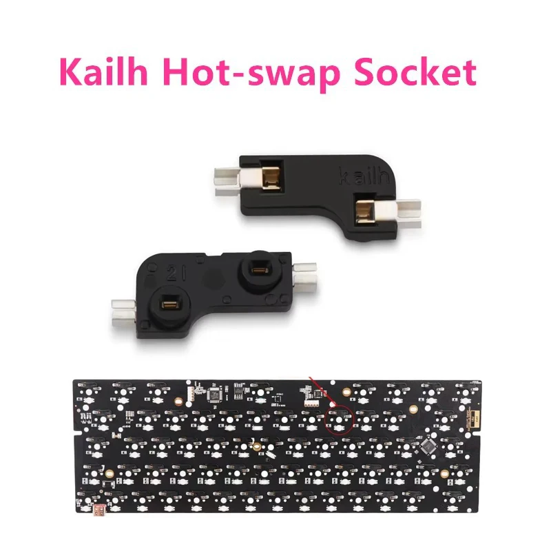 

50Pcs Kailh Hot-swappable PCB socket Hot Plug CPG151101S11 for Gateron Outemu Cherry MX Switches Mechanical Keyboard DIY