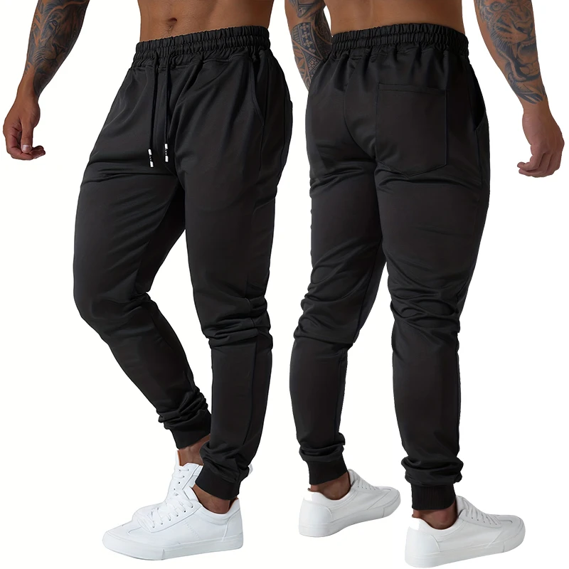 Mens Athletic Workout Training Sweatpants Spring Fall Breathable Quick Dry Joggers Pants Trousers for Jogging Running Activewear