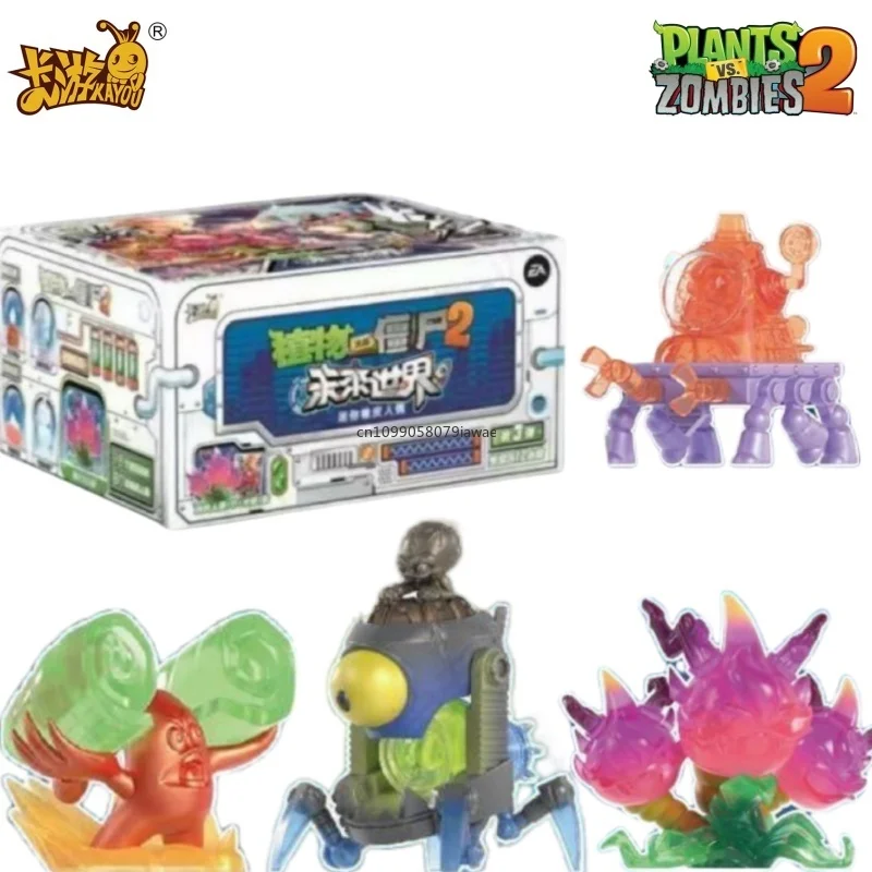 

KAYOU Official Genuine Plants Vs. Zombies Card Rubber Doll Future World Series Dr. Tyrant Fire Dragon Peripheral Toys Gift