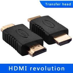 HDMI-compatible Male to Male Expansion Adapter Connector HDMI-compatible 1.4 Converter Computer TV Projector HD Converter 1080P