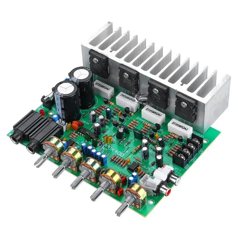 【recomendar】high-power-250w-reverb-audio-amplifier-20-channels-hifi-pt2399-karaoke-microphone-reverberation-board-amp