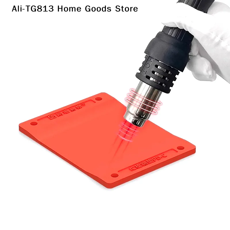 Afbeelding 4: [TG813]PD-C Planting Tin Pad Reballing Platform Antislip Hittebestendigheid Magnetische Siliconenmat CPU IC BGA-stencils Rework Tools