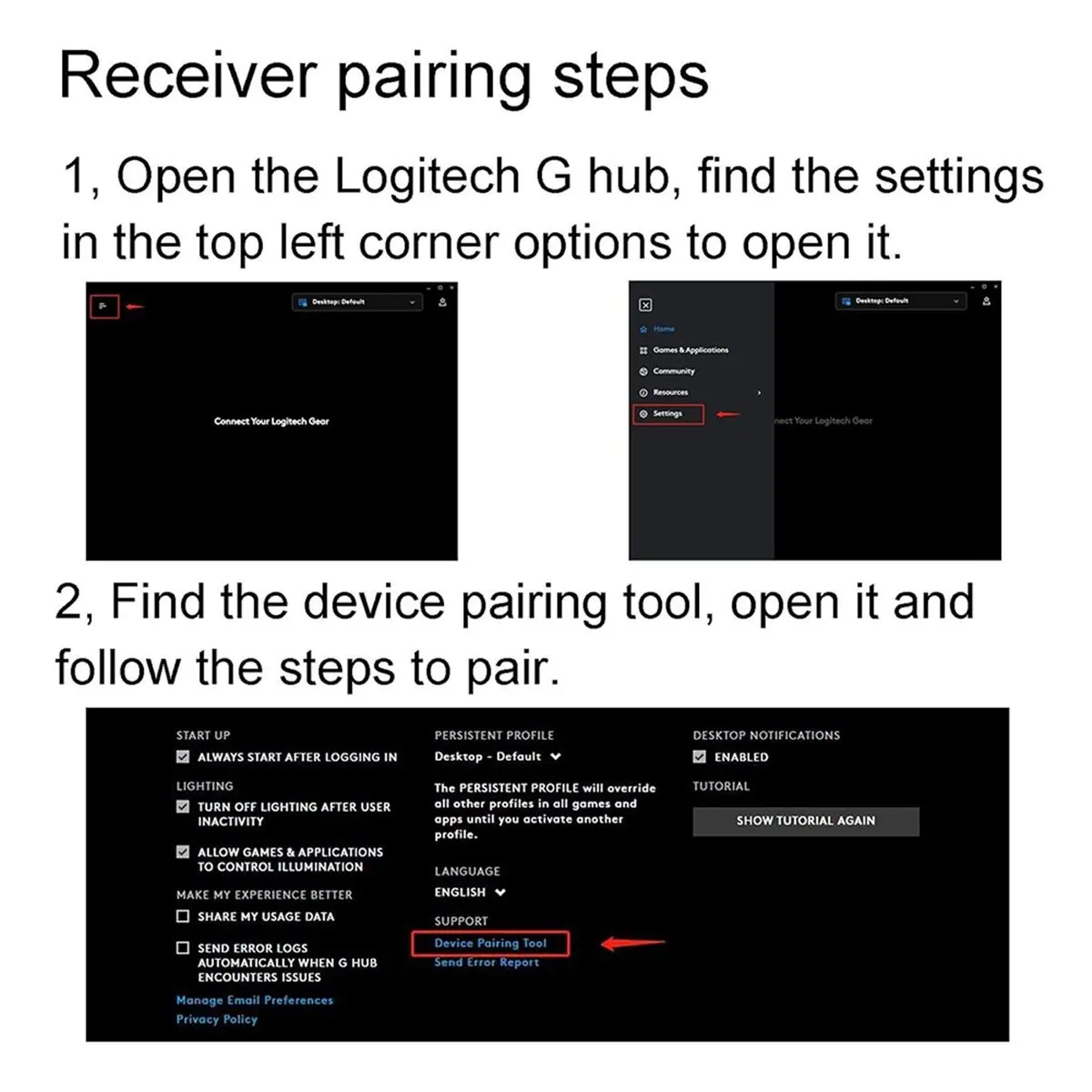 

USB Dongle Keyboard Receiver Adapter Replacement for G913 G915 TKL Wireless Mechanical Gaming Keyboard for G815 G813 TKL