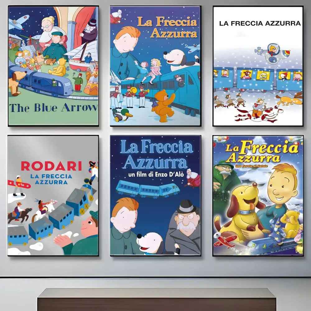 Póster de Anime L-la F-freccia azzurra, póster icónico, arte de pared impreso, póster decorativo, decoración del hogar, regalo sin marco