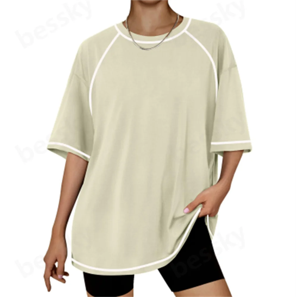 

Women's Casual Loose Striped T-Shirt Sleeveless Comfortable Fit Top Fashion Ladies Loose Clothing