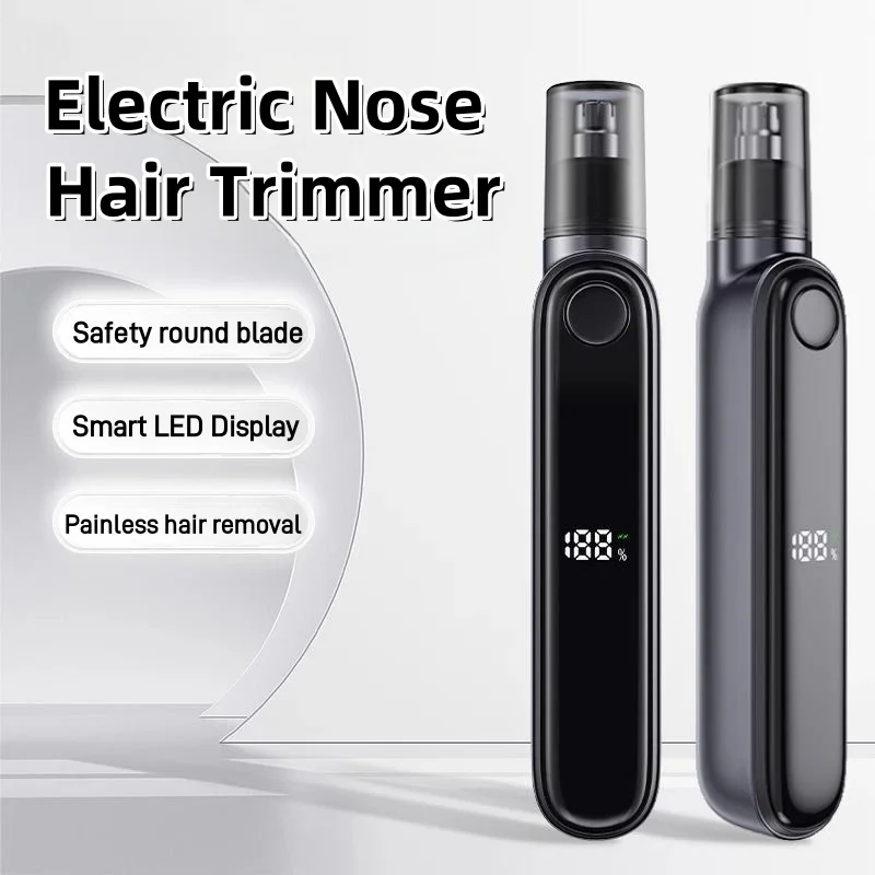 

Electric Nose Hair Trimmer 3-in-1 Men's Rechargeable Ear And Nose Hair Trimmer To Clean Nostrils Remove Nose Hair Alloy Blade