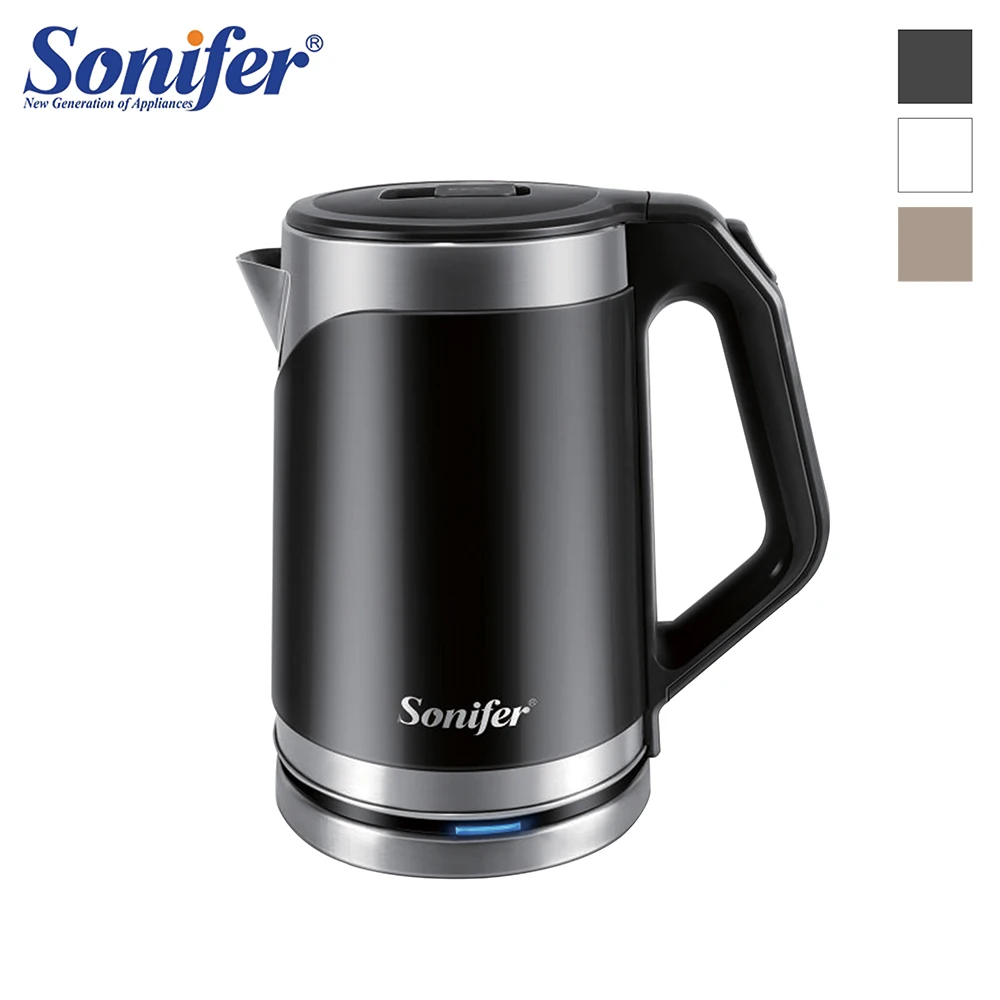 2L Electric Kettle Stainless Steel 1500W Household Kitchen Appliances Fast Heating Boiling TeaPot Pot 220V Sonifer