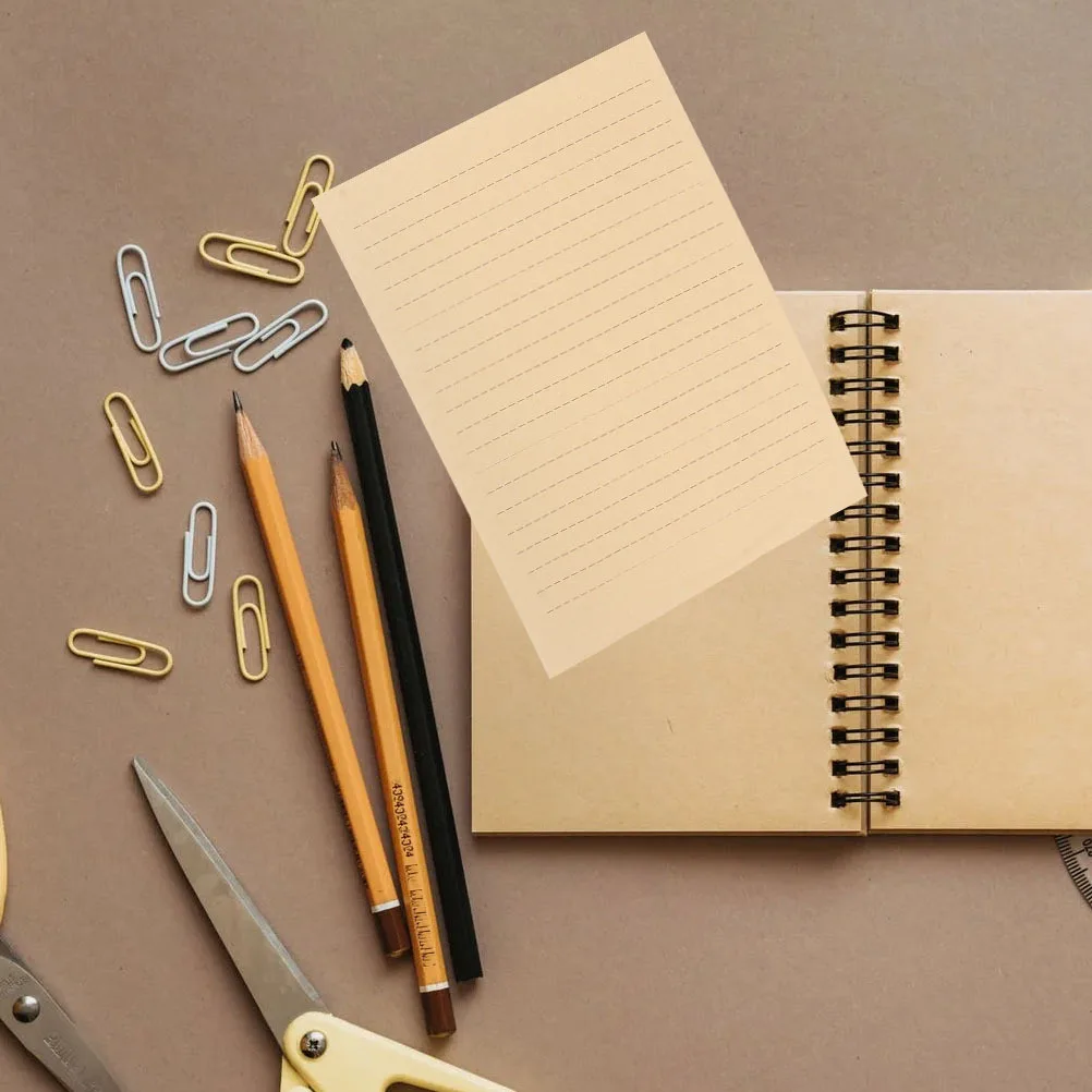 

150 листов винтажная крафт-бумага ретро писчая бумага пустые канцелярские принадлежности для стихов тексты песен заметки благословения ретро стационарные принадлежности