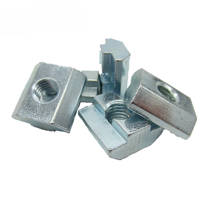 M3 M4 M5 M6 M8 M10 T Block Square nuts T-Track Sliding Hammer Nut for Fastener Aluminum Profile 2020 3030 4040 4545