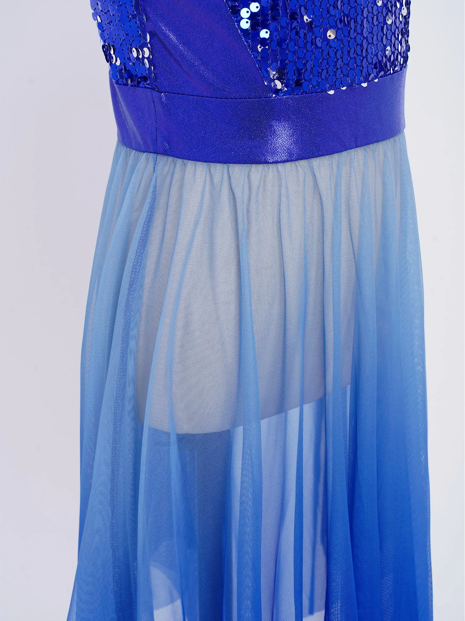 

Big Girls Liturgical Worship Praise Ballet Lyrical Dance Tunic Dresses Sequins Gymnastics Lyrical Contemporary Dance Costume