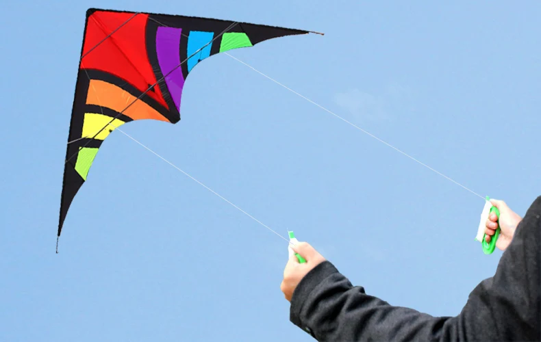 NEW Arrive 48 Inch Professional Dual Line Stunt Kite With Handle And Line Good Flying Factory Outlet