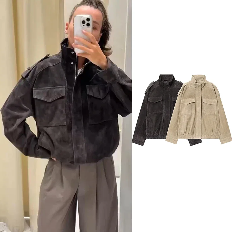 New Women's Jackets Autumn Fashion Loose Elegant Women's Street Warm Coats & Jackets Autumn Chic Youth Travel Outerwear
