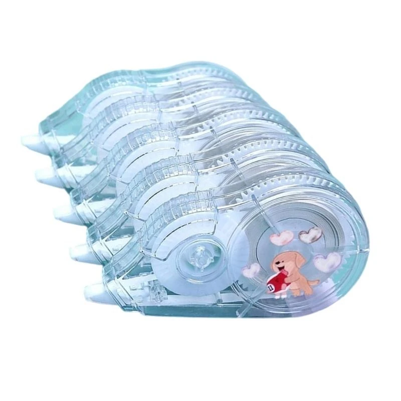 5 Pcs Portable white Correction Tape Adhesive Rollers for School Office K92C