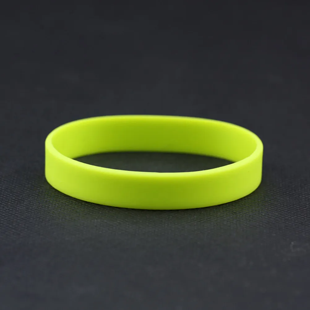 24 pcs Wrist Sports Halloween Christmas New Year Blank Silicone Wristbands Flexible Silicone Charity Fundraising Cup Label Mixed