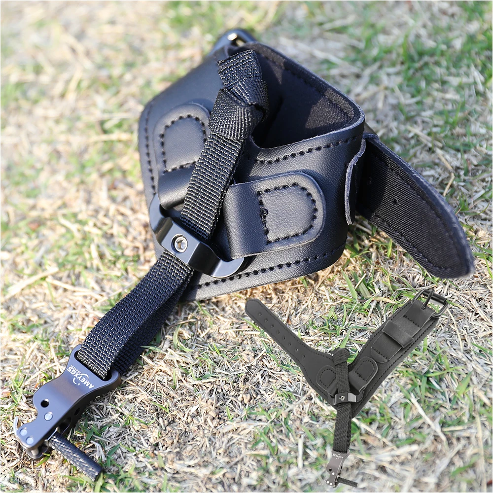 

Compound Bow Release High Efficient Archery Fitting Hand Cover Bows Accessories Wristband Comfortable Arrow Shooting Accessories