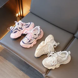 Children Casual Sneakers for Girls 2024 Autumn New Fashion Comfortable Korean Style Anti-slippery Versatile Outside Sports Shoes