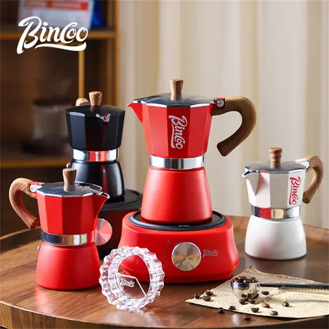 Bincoo 커피 모카 포트 에스프레소 메이커, 이탈리아 커피 전문 홈 바리스타 액세서리, 커피 메이커 도구, 300ml