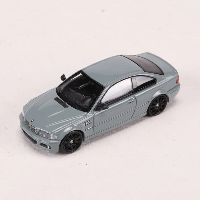 Stance Hunters 1:64 E46 M3 modelo de coche de aleación, rojo/plata/Negro, juguetes para niños, regalos de Hobby, colección de exhibición de adornos