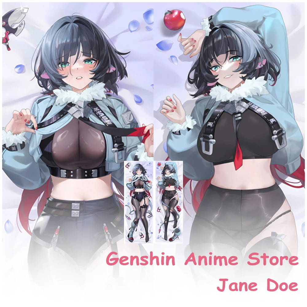 

Чехол для подушки с рисунком Jane Doe Fullbody Dakimakura, чехол в стиле аниме, наволочка в натуральную величину отаку, чехол для подушки для сна, обнимающий реквизит для косплея