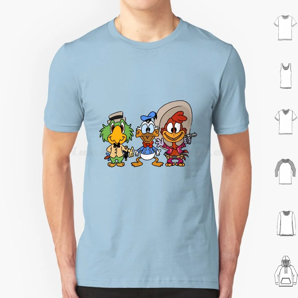 

The Three Gentlebirds T Shirt Big Size 100% Cotton The Three Caballeros