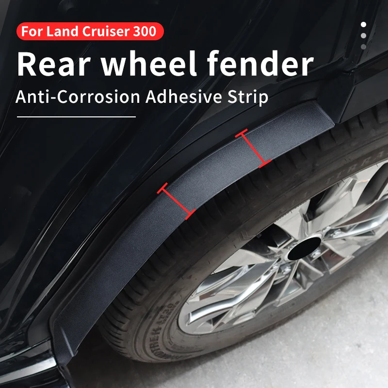 Suitable for 2021-2024 Toyota Land Cruiser 300 LC300 rear wheel fender lining modification accessories tuning 2024 2022 2023