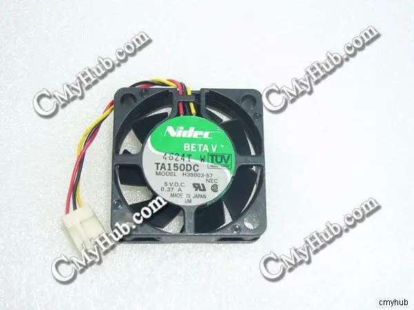 For Nidec TA150DC H35003-57 DC5V 0.37A 4015 4CM 40MM 40X40X15MM 3pin Cooling Fan TA150DC