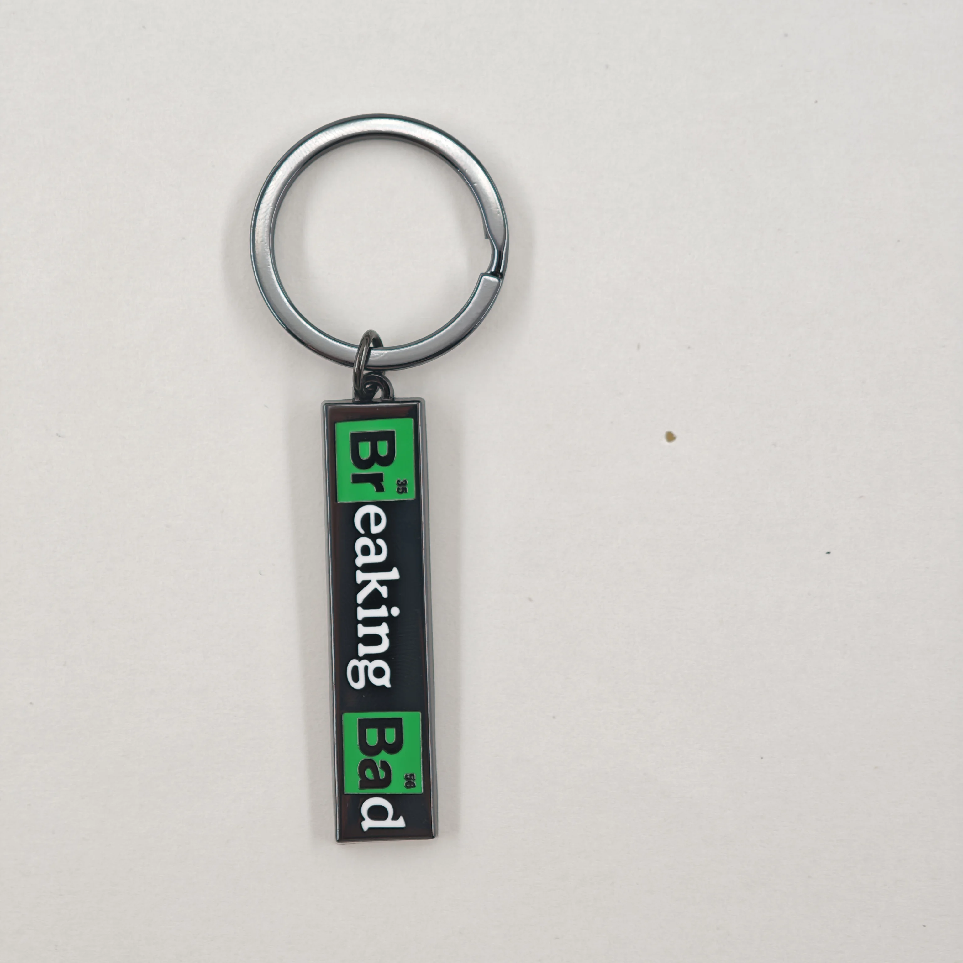 Breaking-Bad Schlüsselanhänger Walter White Heisenberg Metall-Schlüsselring Periodensystem-Element Fan-Kollektion Rucksack-Anhänger Geschenk – Detail 10