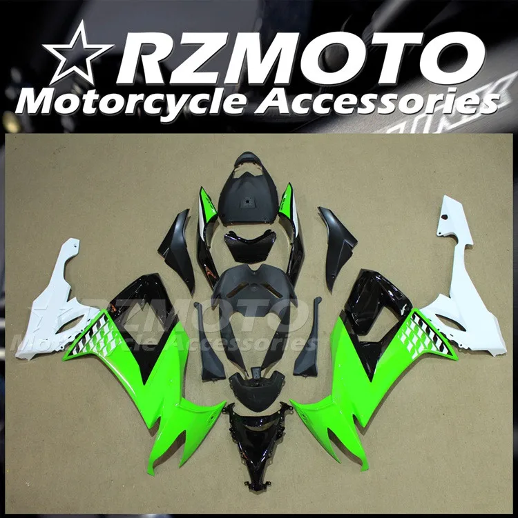 

Комплект обтекателей из АБС-пластика, 4 подарка, подходит для KAWASAKI ZX-10R ZX10R 2008 2009 2010 08 09 10, кузов зеленого цвета на заказ