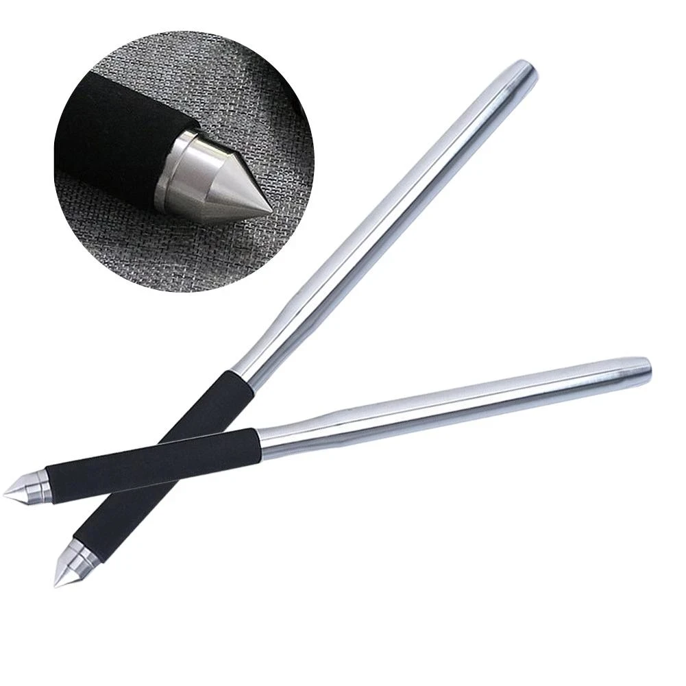 New 50cm Stainless Steel Baseball Bat Multi-Functional Car Emergency Stick Non-slip Comfortable Grip Baseball Bats Self Defense