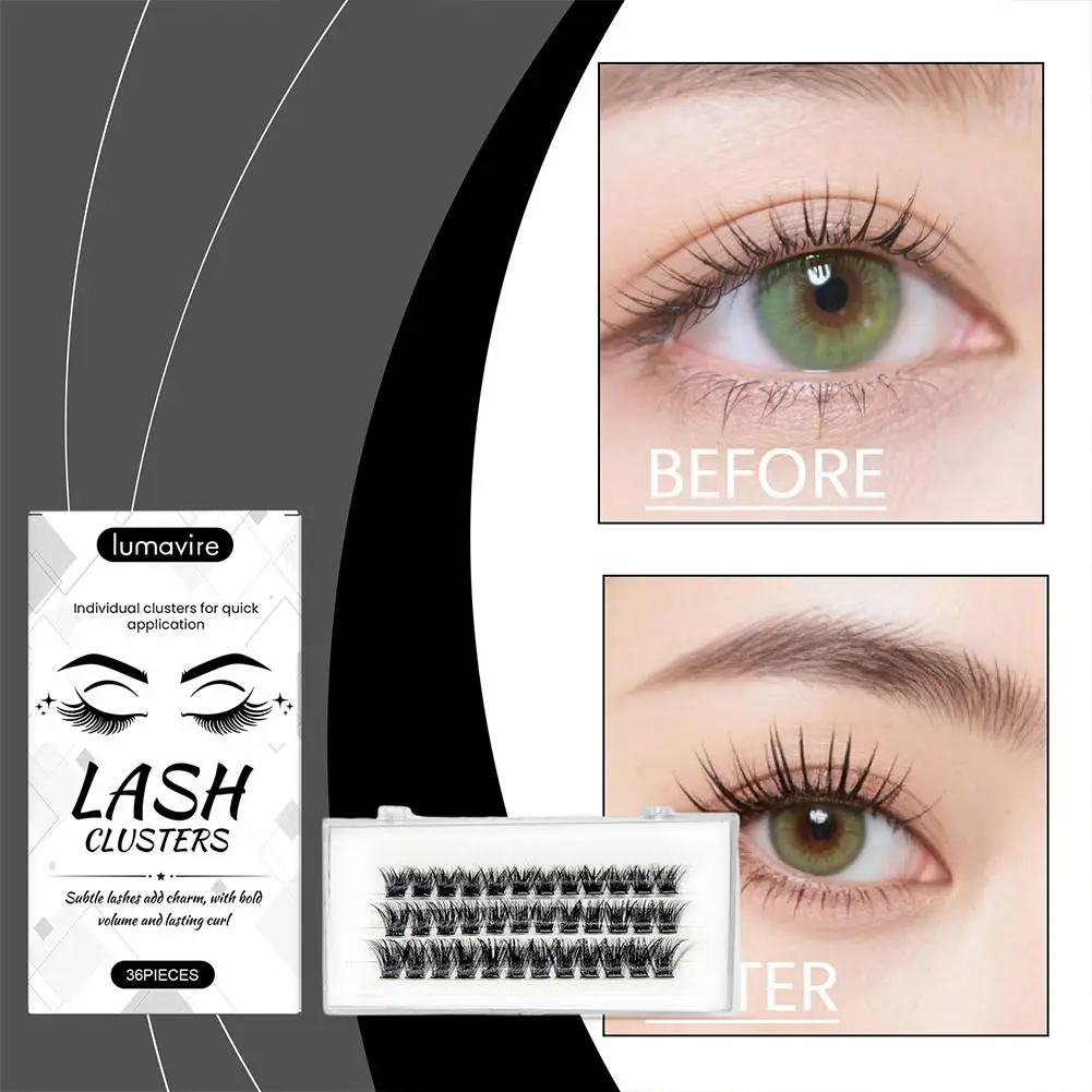Comic Spire Eyelash Extension Natural Lightweight 3D Lashes Mink Eyelashes False Makeup Anime Manga Tool S4P4