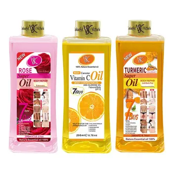 Body massage oil Turmeric Essential Oil/Rose/Vitamin C Deeply Nourish Brightening…
