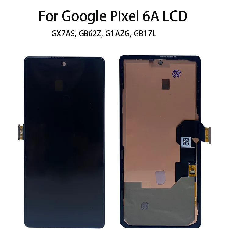 AMOLED For Google Pixel 6A LCD GX7AS GB62Z G1AZG GB17L Display Touch Digitizer Screen For Google Pixel 6a LCD Screen