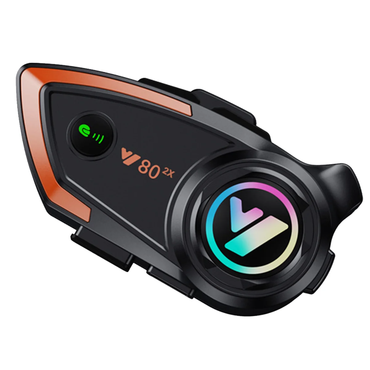 AT87-Y80 2X Motorcycle Helmet Bluetooth Headset Waterproof Noise Reduction Hands-Free Call Car Bluetooth Headset Universal